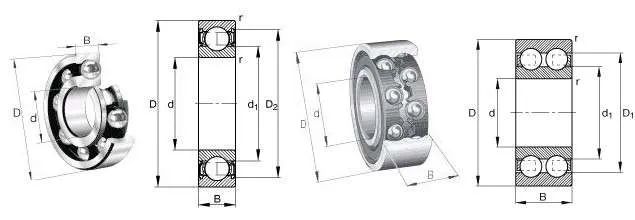 Fag 61880M Bearing 1 FAG 61880M Bearing