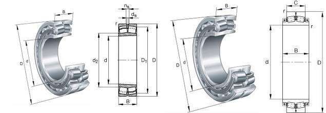 NSK 21307CD Bearing